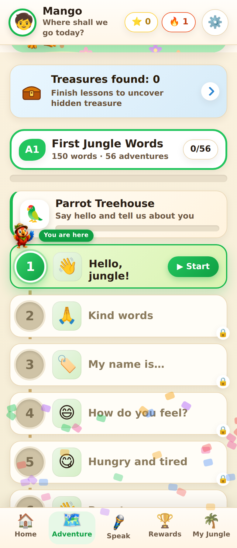 Adventure map
